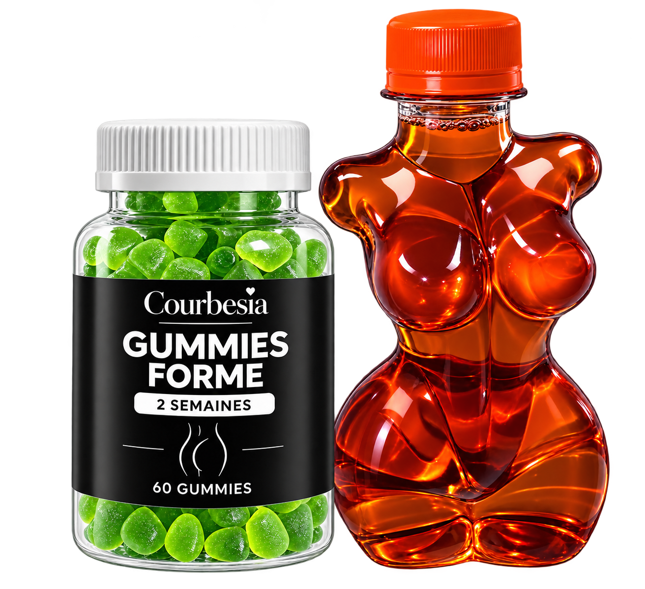 Pack gummies forme + Sirop prise de poids 150Ml